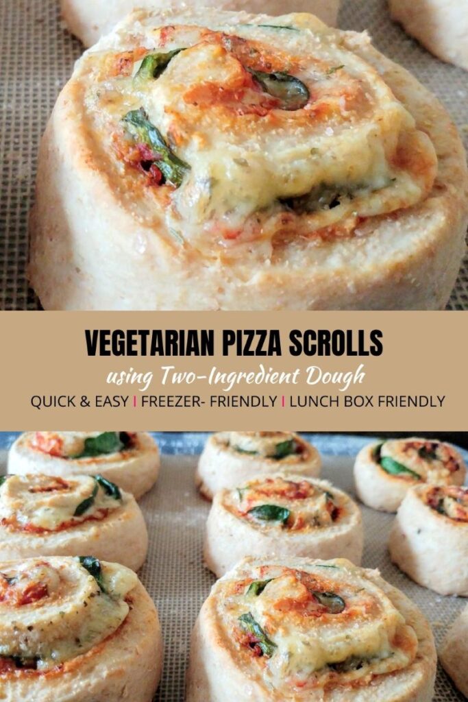 Vegetarian pizza scrolls1 - The Simple Healthy Hub